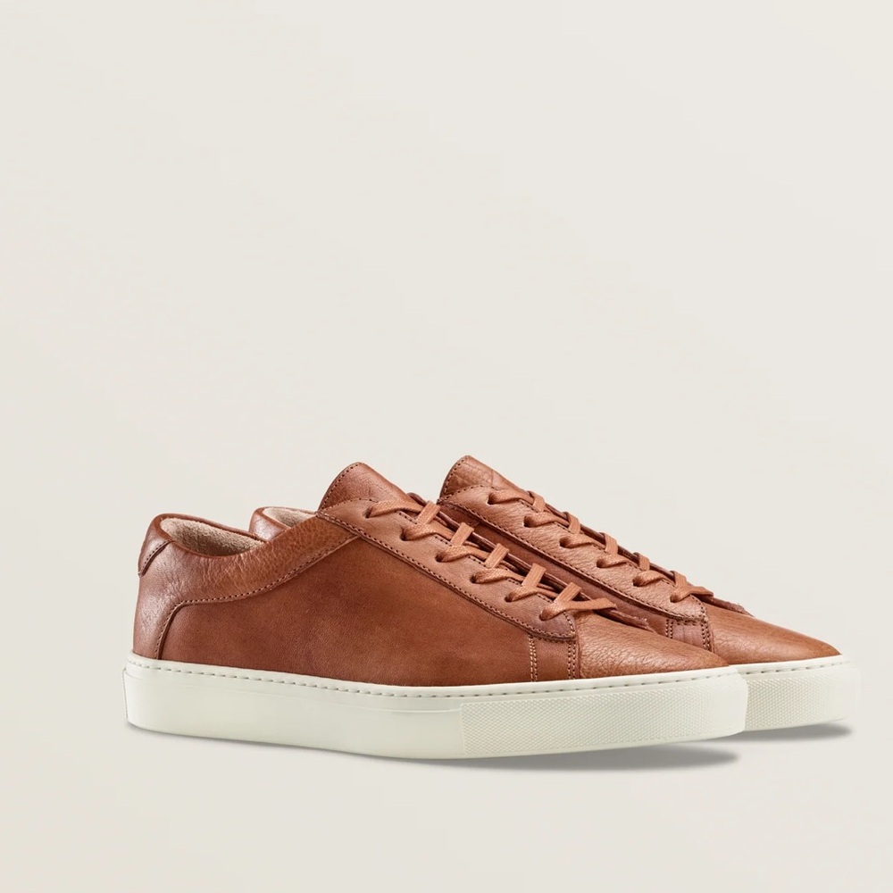 KOIO Brown Leather Sneakers